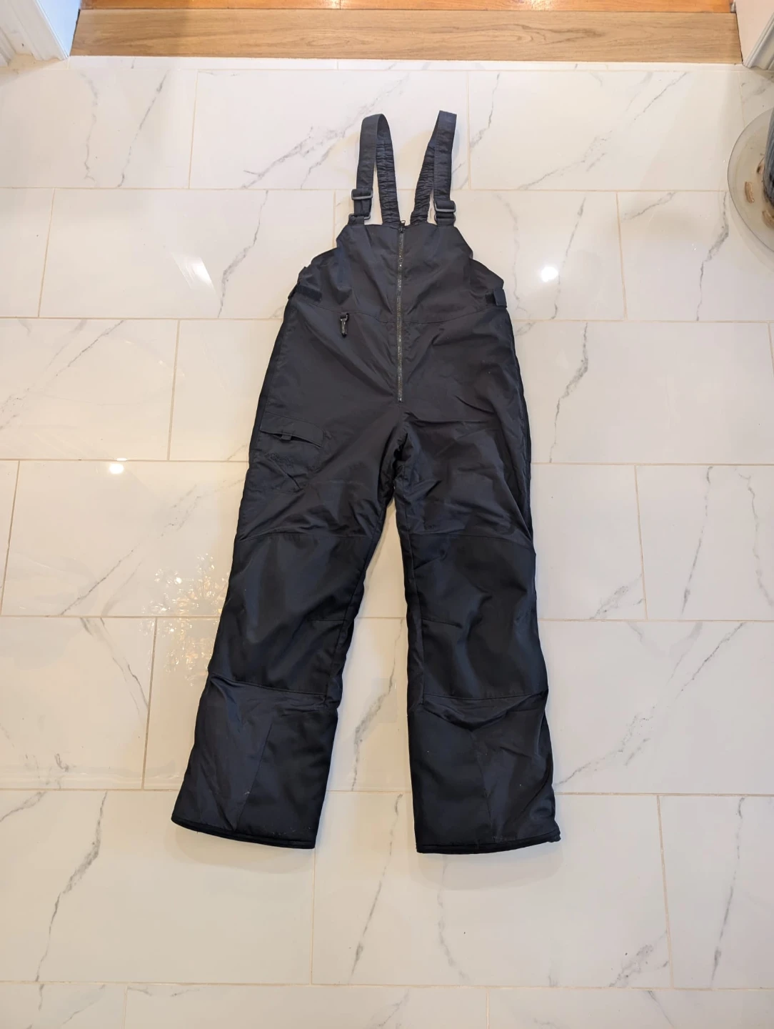 Black Columbia Snow Bib Ski Pants - size youth 18/20