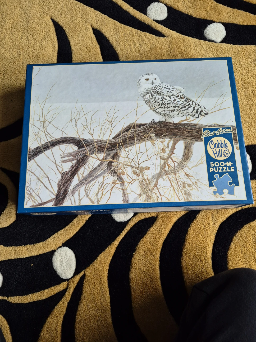 Cobble Hill Puzzle Company "Fallen Willow - Snowy Owl" 500 Piece