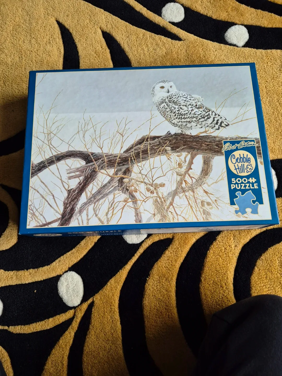 Cobble Hill Puzzle Company "Fallen Willow - Snowy Owl" 500 Piece