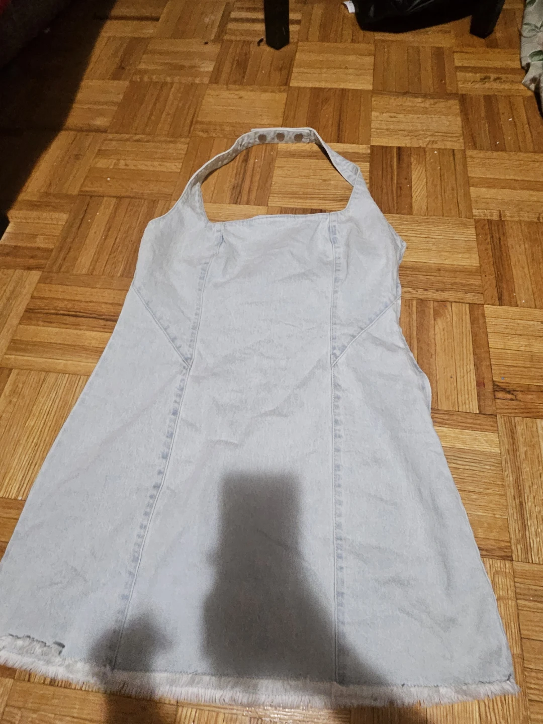 Noisy May Denim Halter Dress