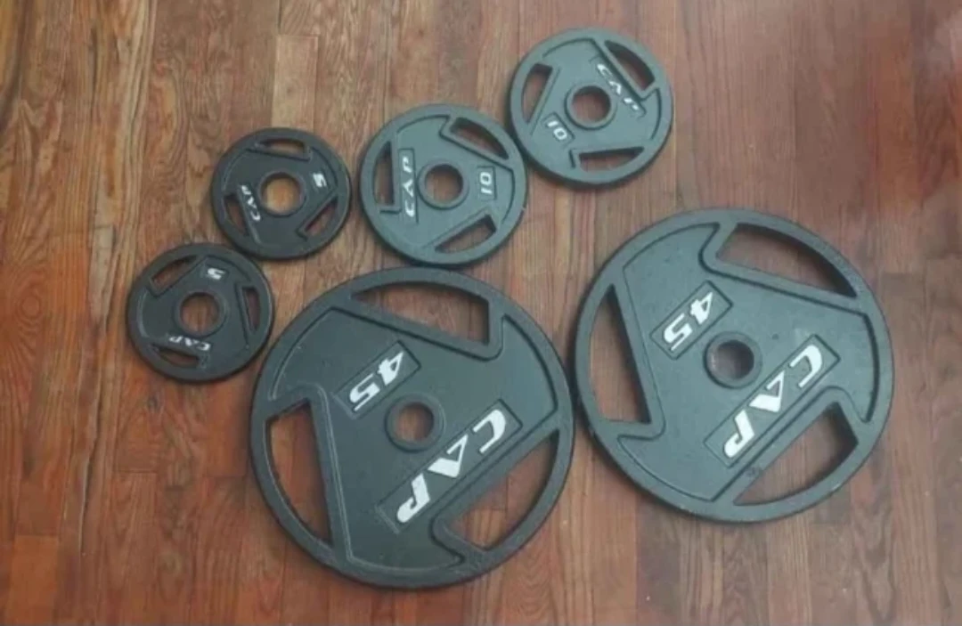 CAP Barbell Weight Plates and Landmine Attachment Set - photo 2