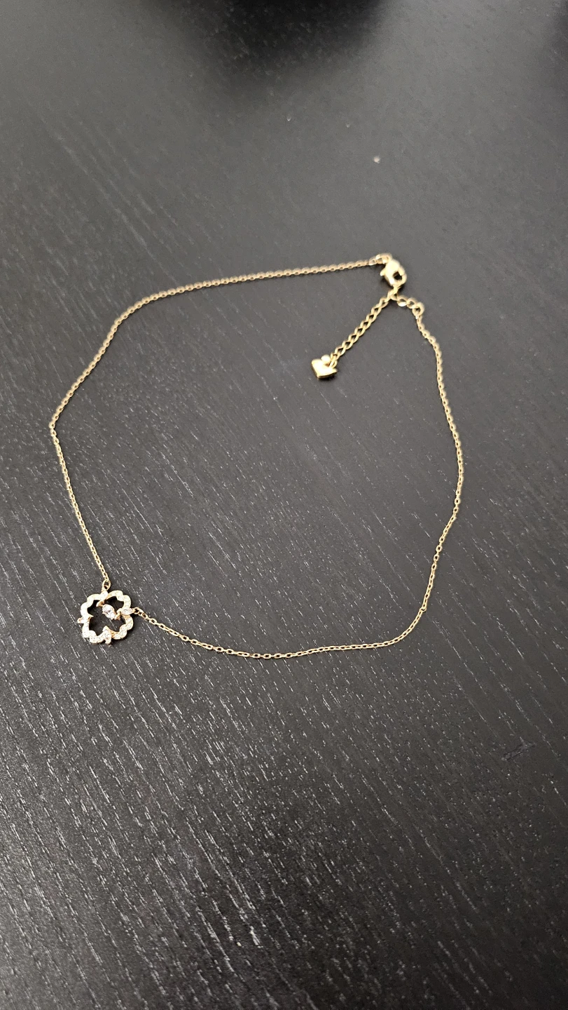 Swarovski Sparkling Dancing Flower Crystal Necklace - photo 2