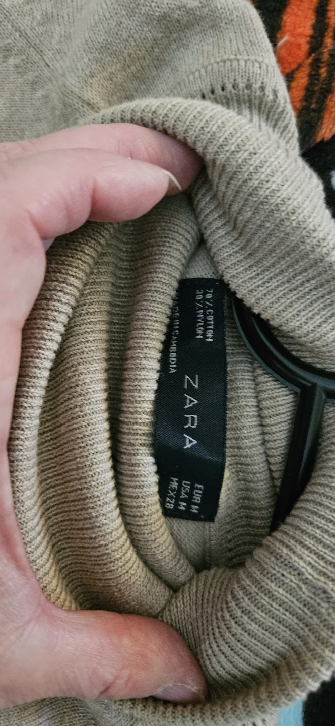 ZARA Short Sleeve Turtleneck Sweater - photo 5