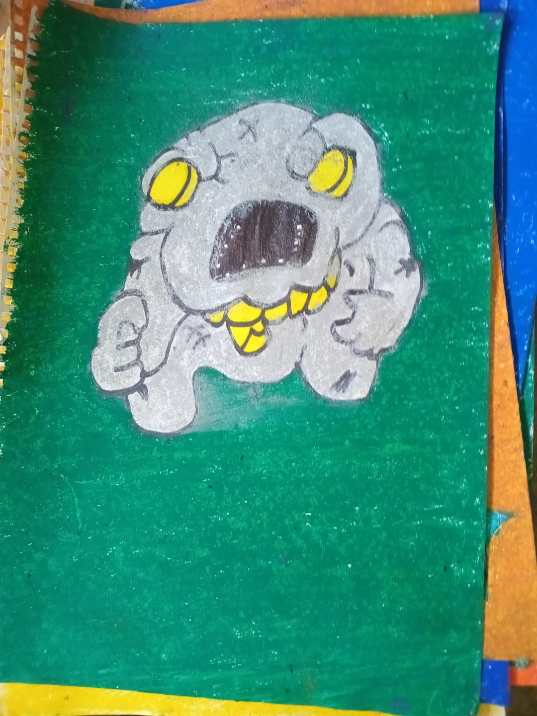 GREEN BACKGROUND: GREY ANIEL BY CUSTOM ARTIST SHERWIN - photo 5