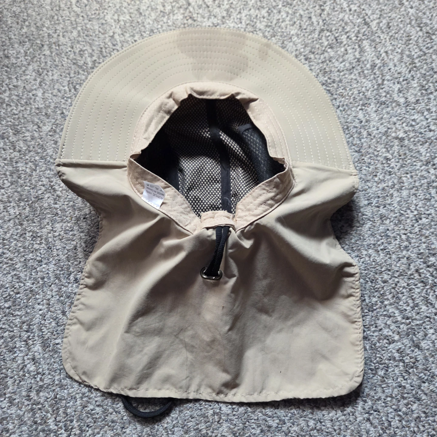 ⚽️ Tan Sun Hat with Neck Flap - photo 5