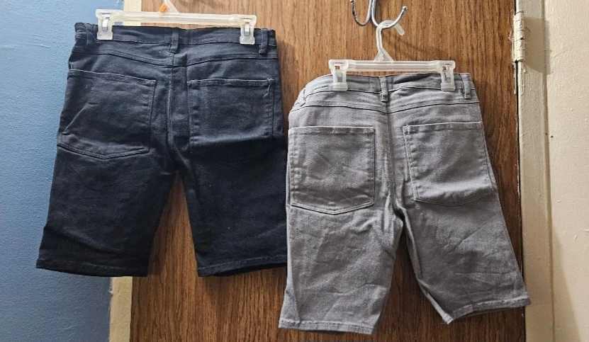 Two pairs of Cookie's brand boys shorts, size 18 Husky - photo 2