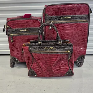 Samantha Brown Crocodile Embossed Luggage Set