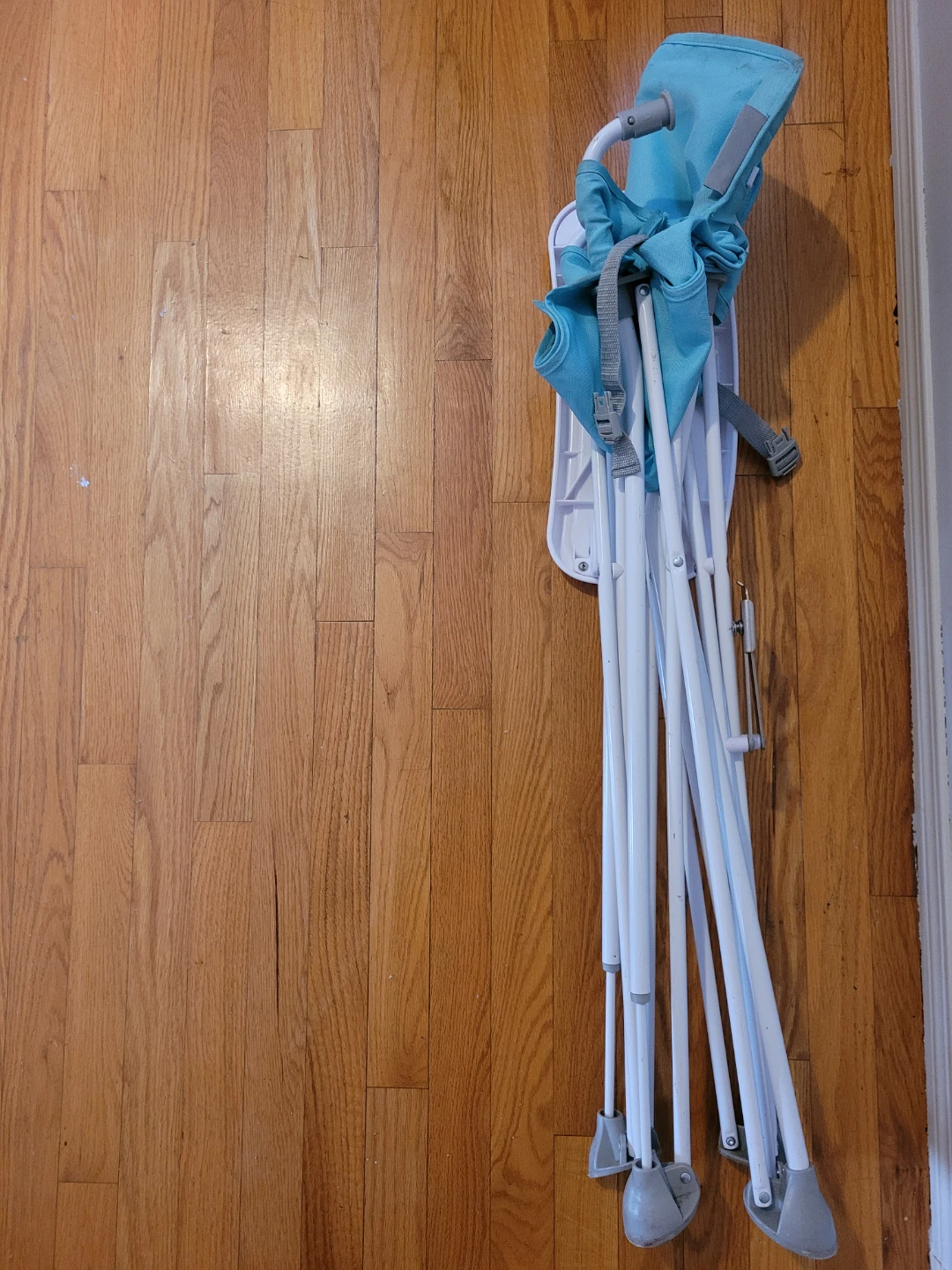 Aqua Blue Folding High Chair - photo 3