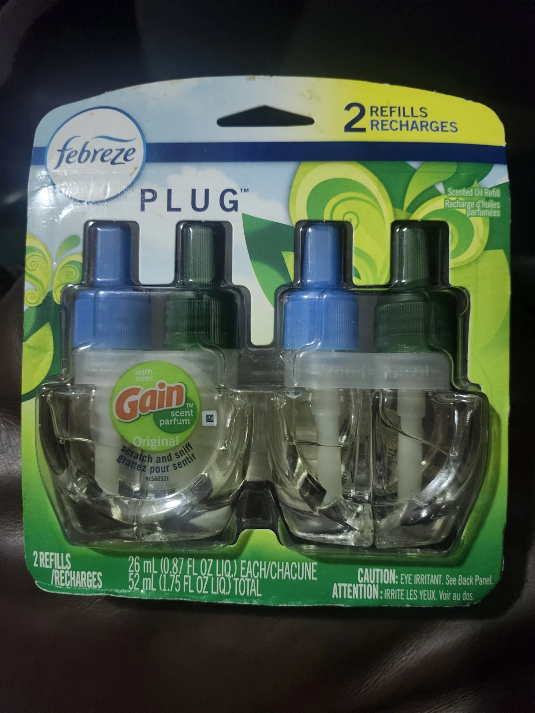 Febreze Plug Air Freshener Refills - Gain Original Scent