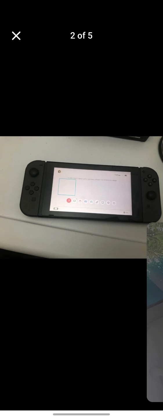 Nintendo Switch Console with Dock and Cables