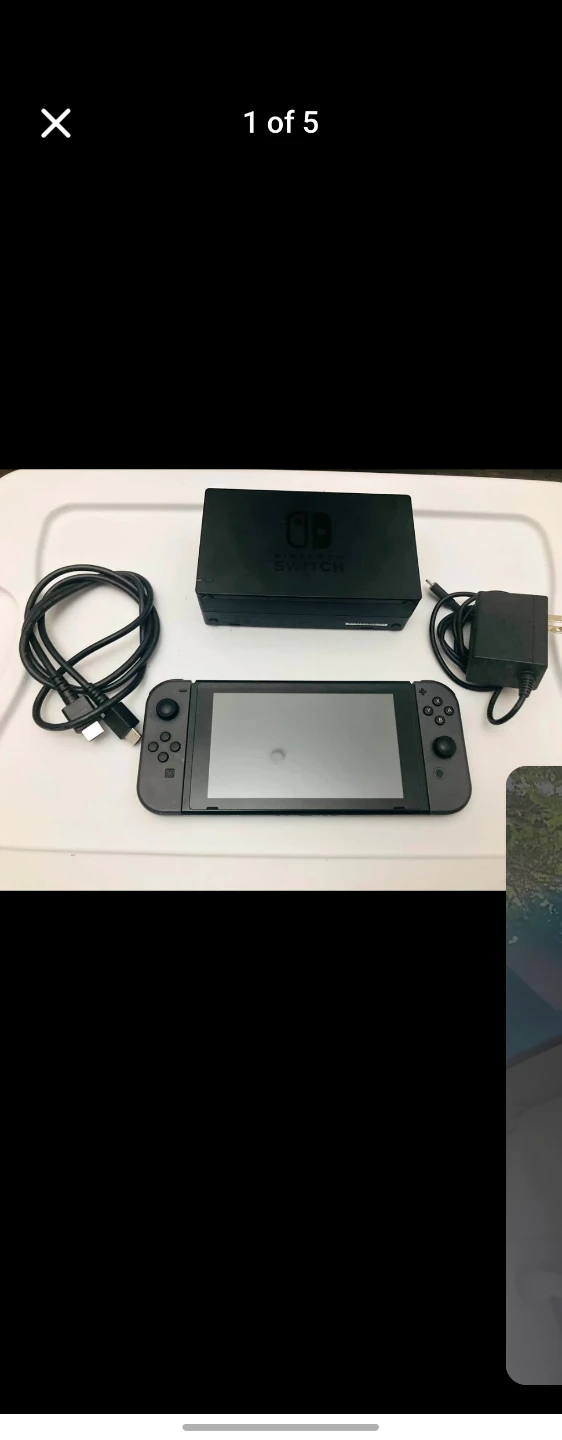 Nintendo Switch Console with Dock and Cables - photo 2