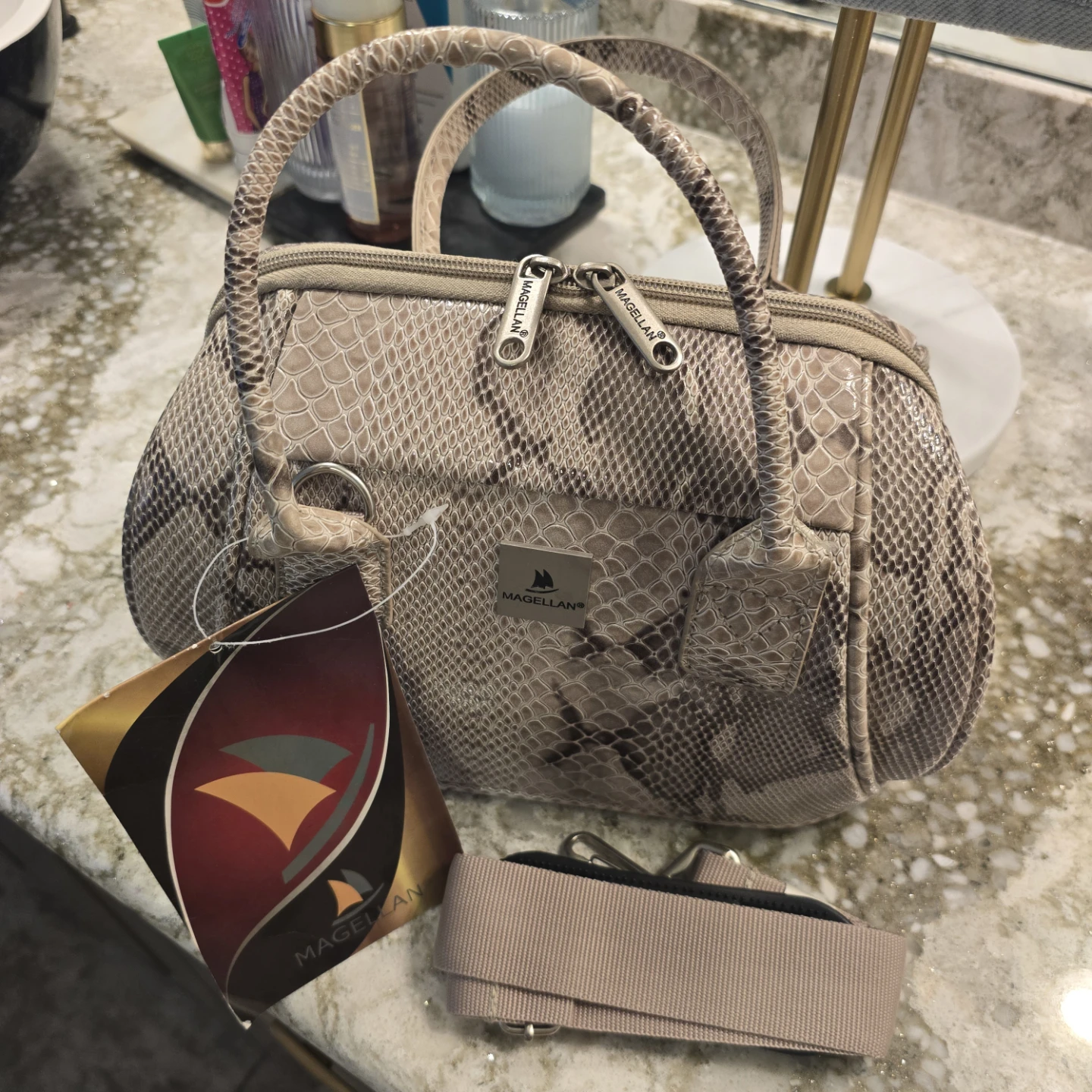 Magellan Snakeskin Pattern Handbag - photo 3