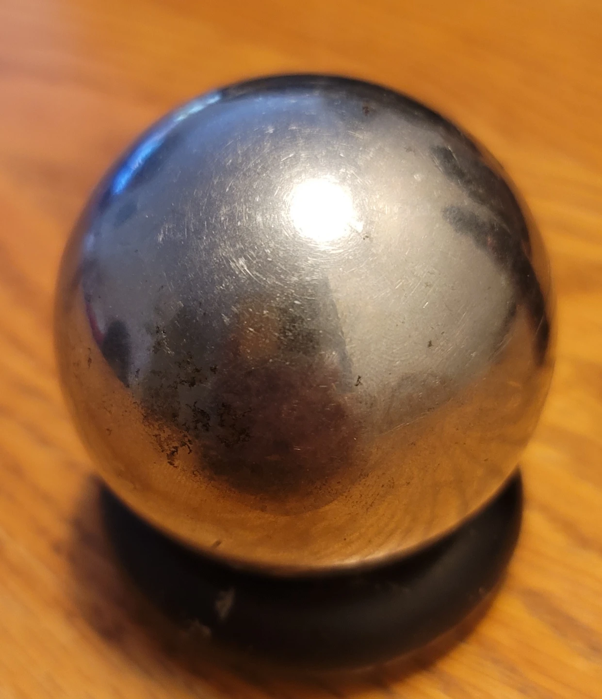 Metal Ball with Black Ring - photo 3