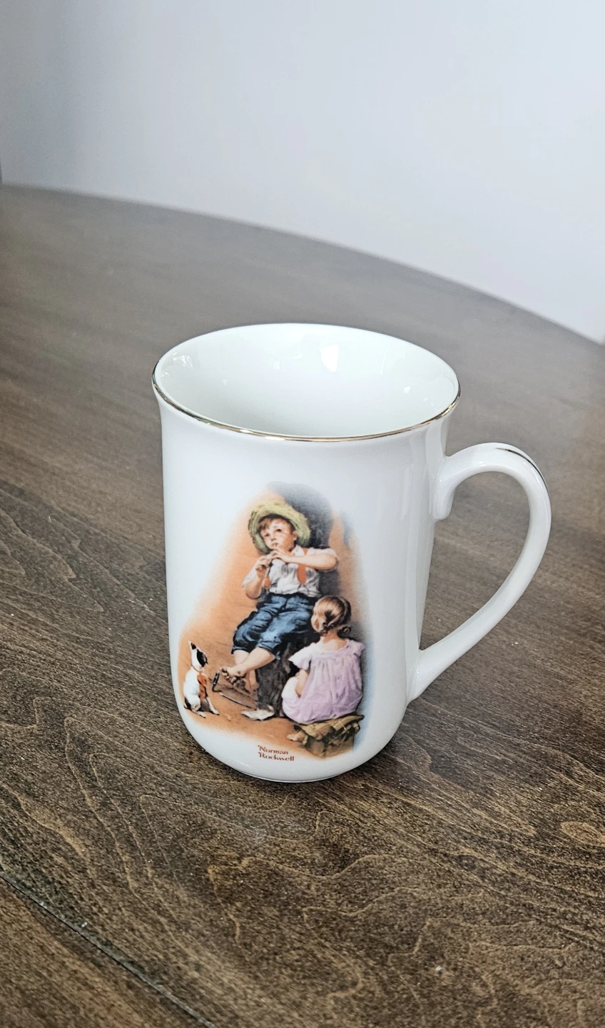 Norman Rockwell cetamic mugs - photo 2