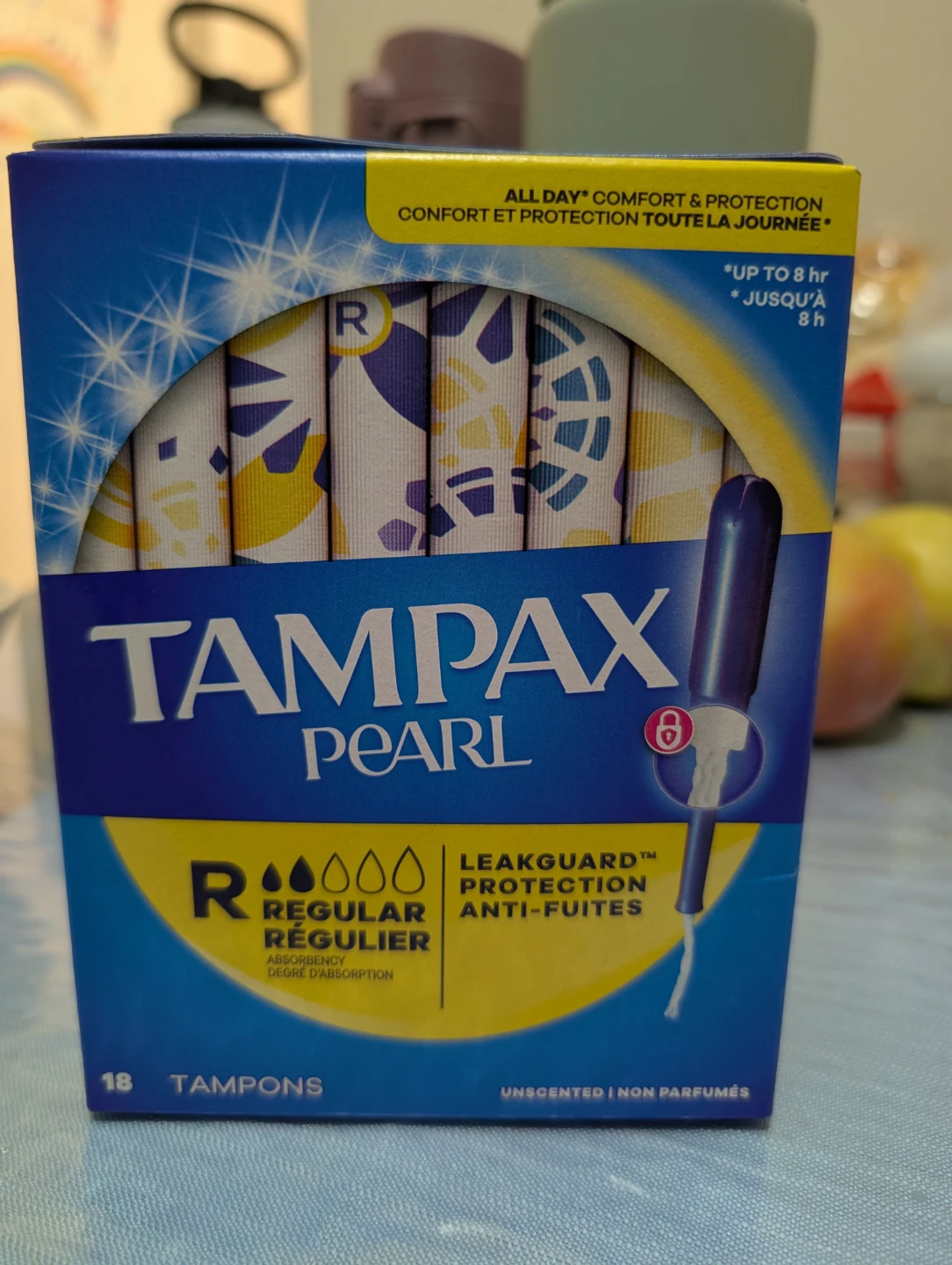 Tampax Pearl Regular Absorbency Tampons - 18 count