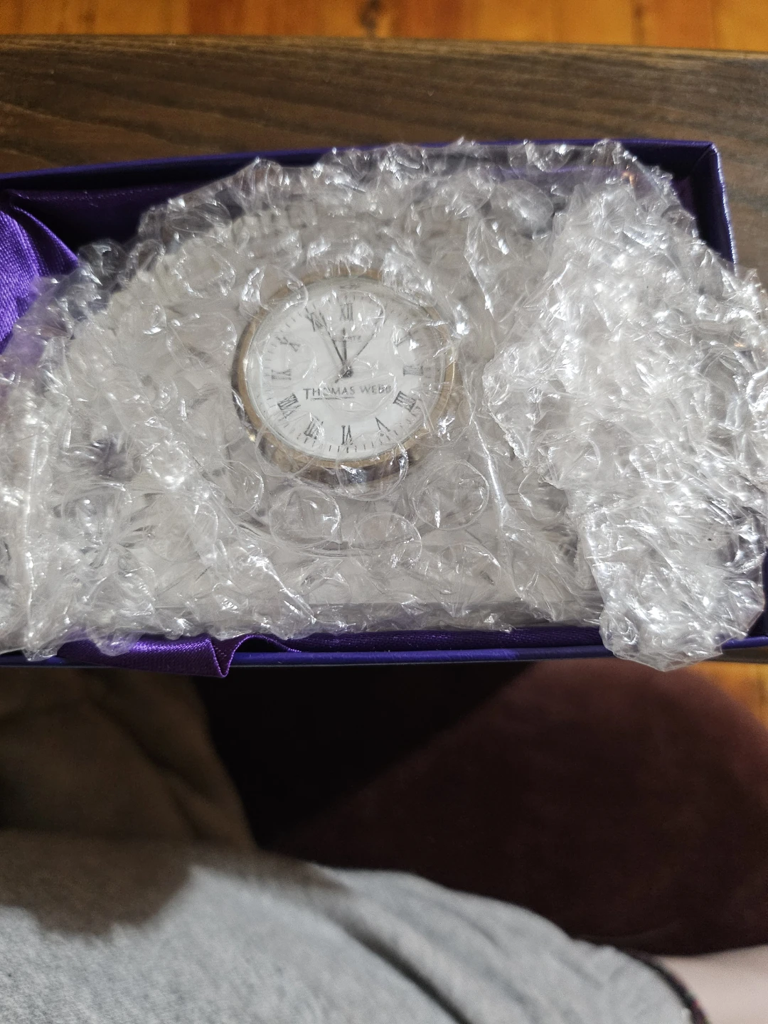 Thomas Webb Crystal Clock - photo 2