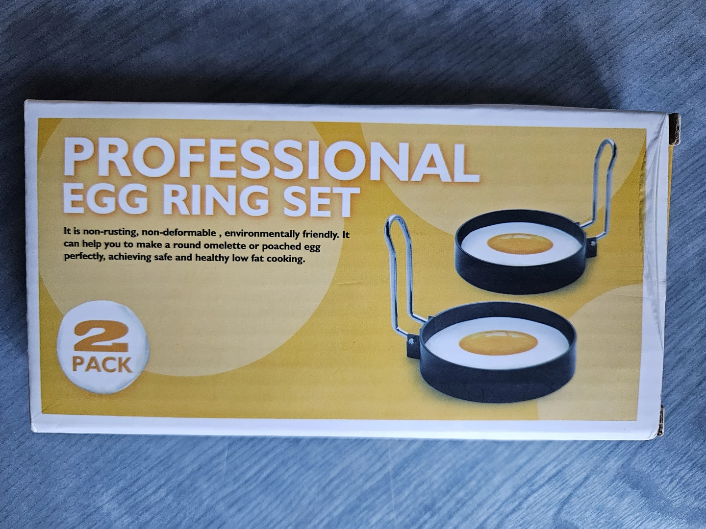 Professional Egg Ring Set - 2 Pack
