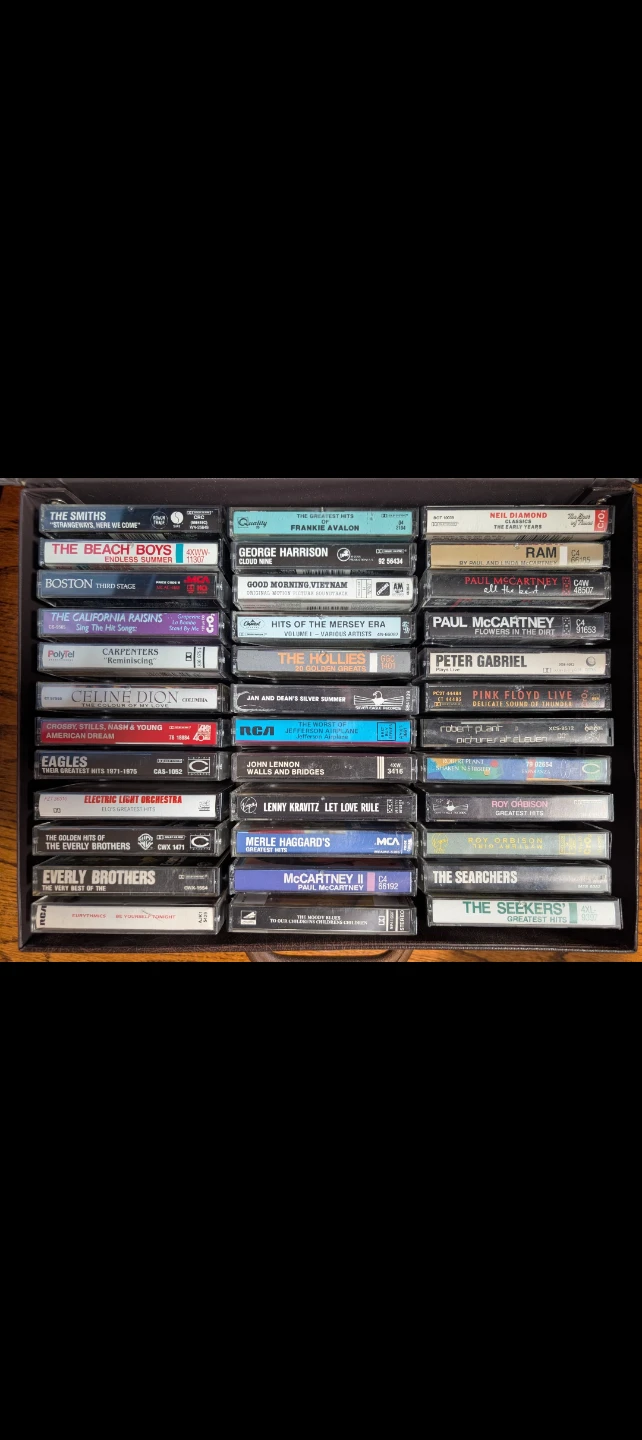 Cassettes 1960s, 1970s, 1980s