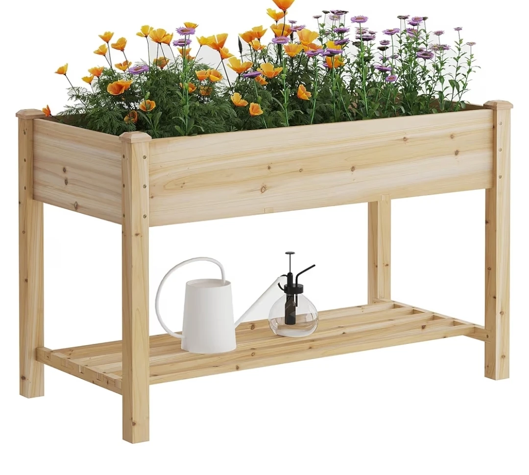 Wooden Raised Garden Bed Planter