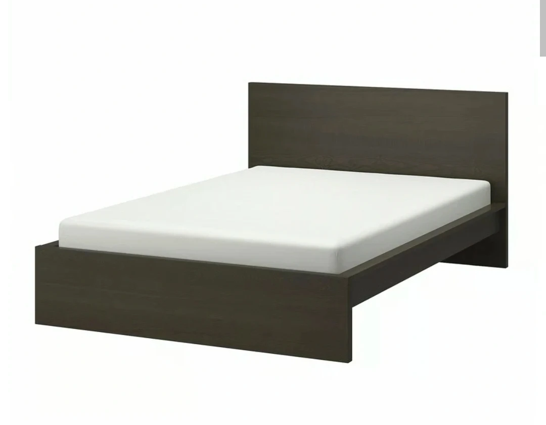 IKEA Full Bed Frame - Dark Brown - Perfect Condition