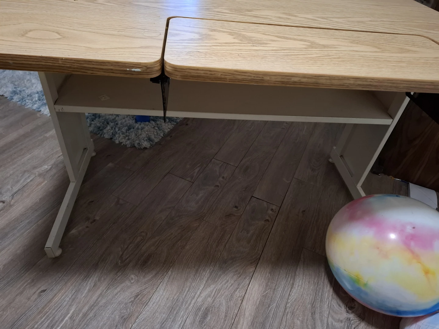 Wooden Desk with Storage