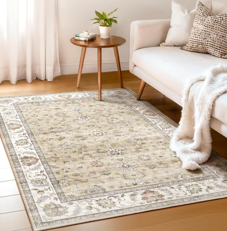 Witshock 9x12 Area Rugs Machine Washable Non-Slip Faux Wool - photo 4