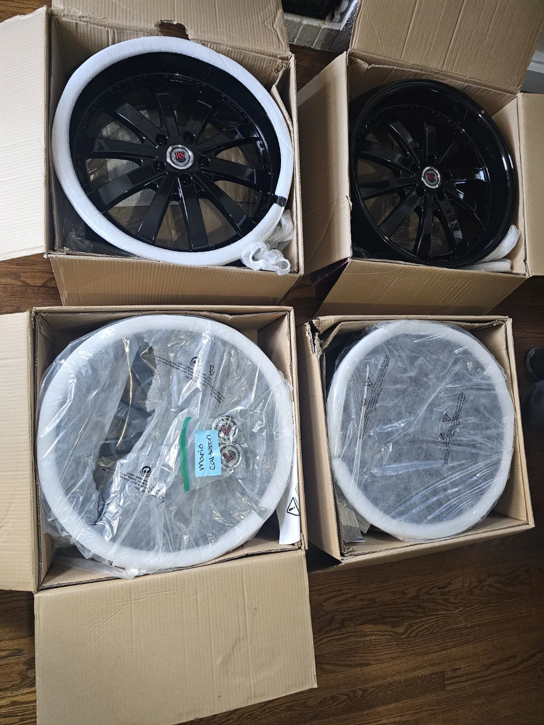New 20 inch Red Sport rims wheels 5x114.3 5x115 - photo 3