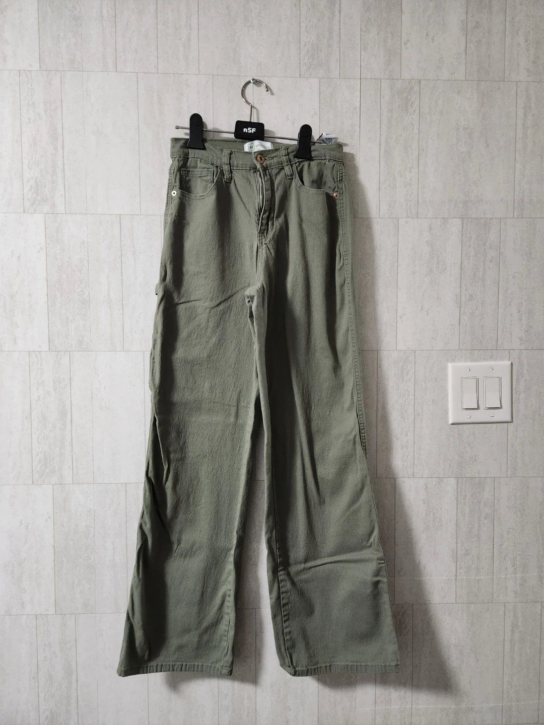 Green Wide Leg Pants