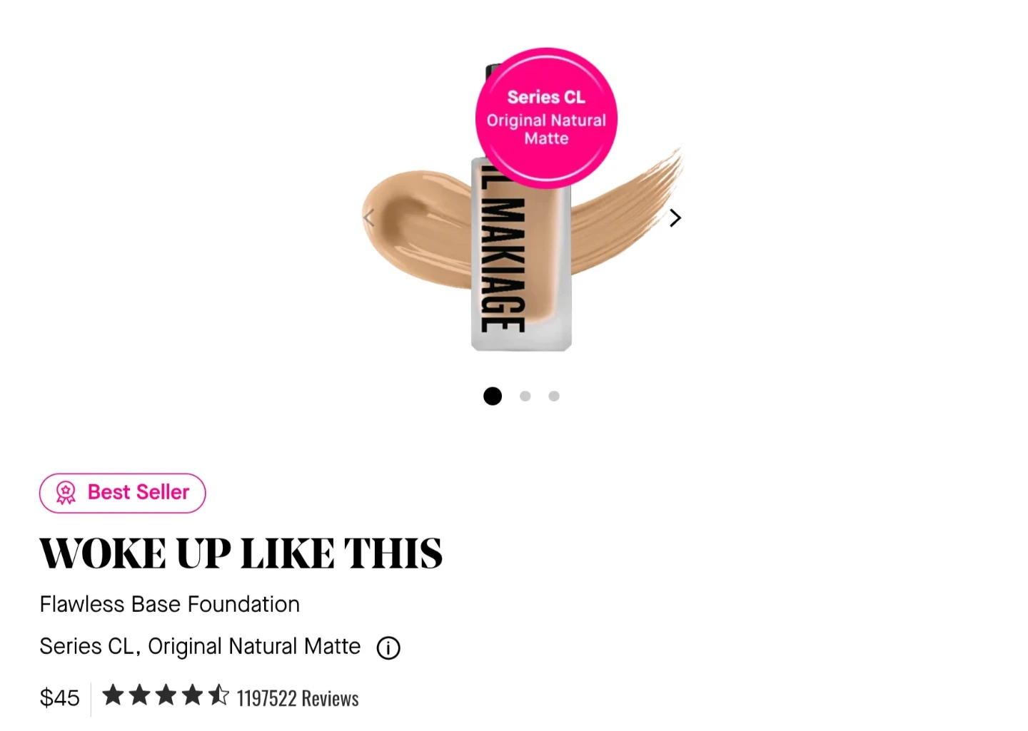 Il makiage foundation shade cl95  new