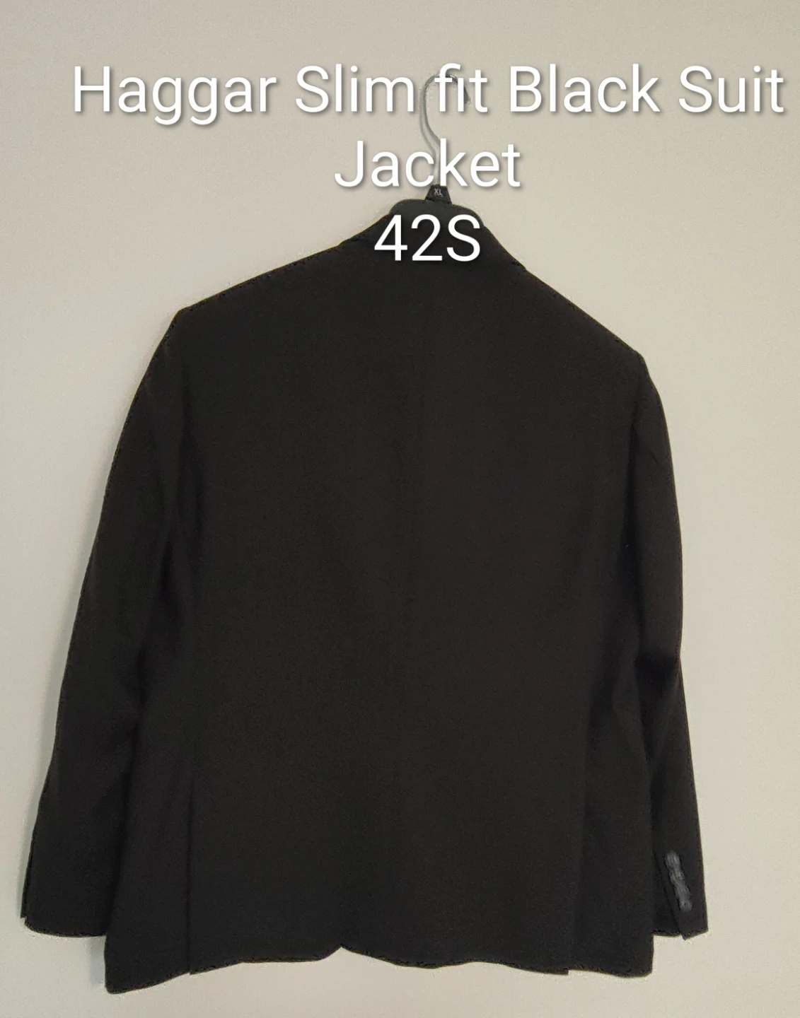 Haggar Slim Fit Black Suit Jacket 42S - photo 2