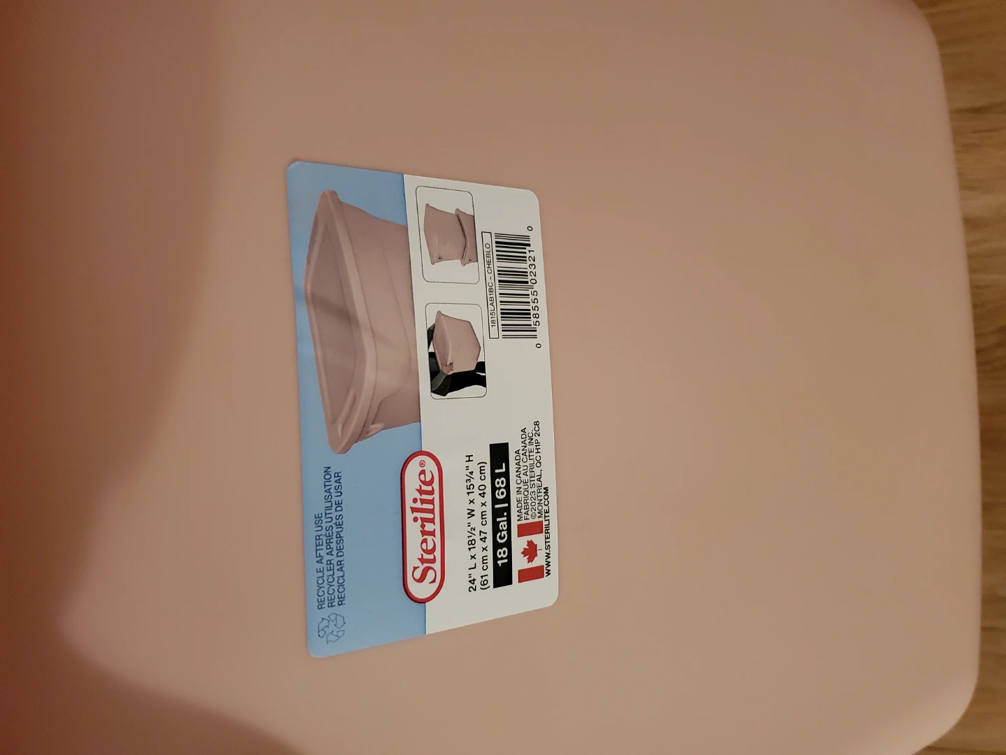 Sterilite 18 Gallon Storage Bin - photo 2
