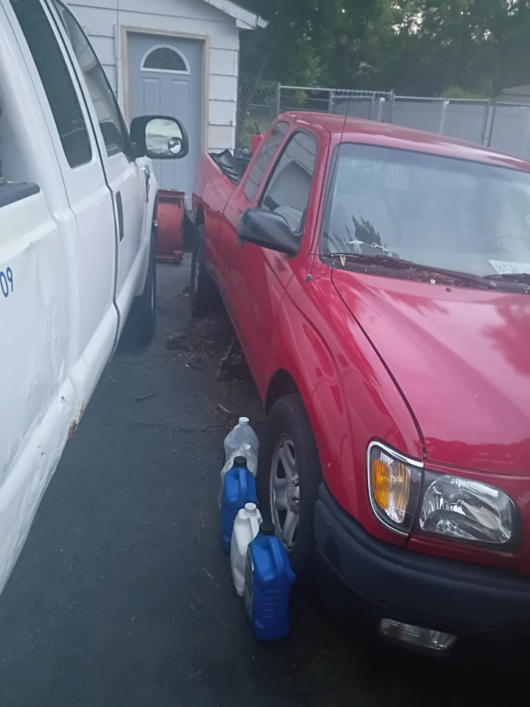Red Toyota Tacoma Pickup Truck - photo 2