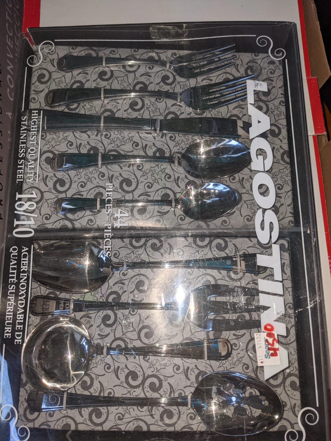 Lagostina 44-Piece Stainless Steel Cutlery Set