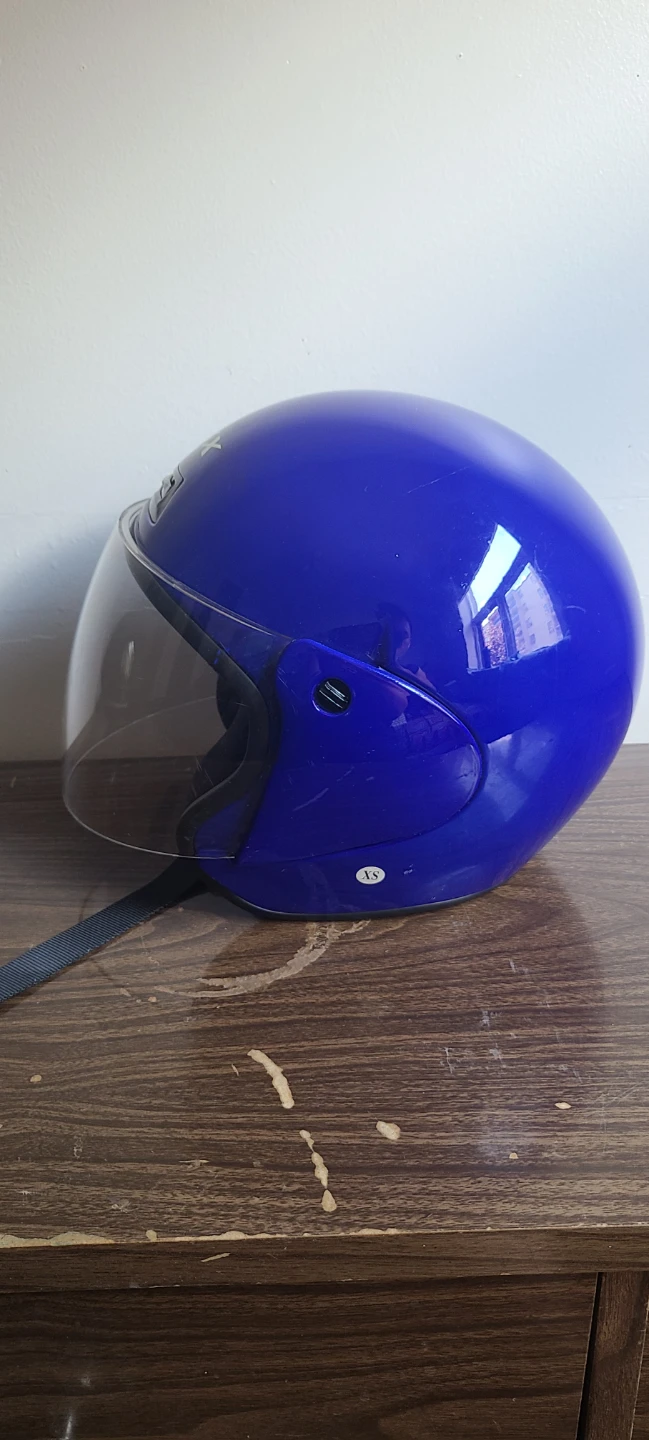 CKX VG-977 Solid Helmet Size XS Small Blue DOT DOT-Certified - photo 2
