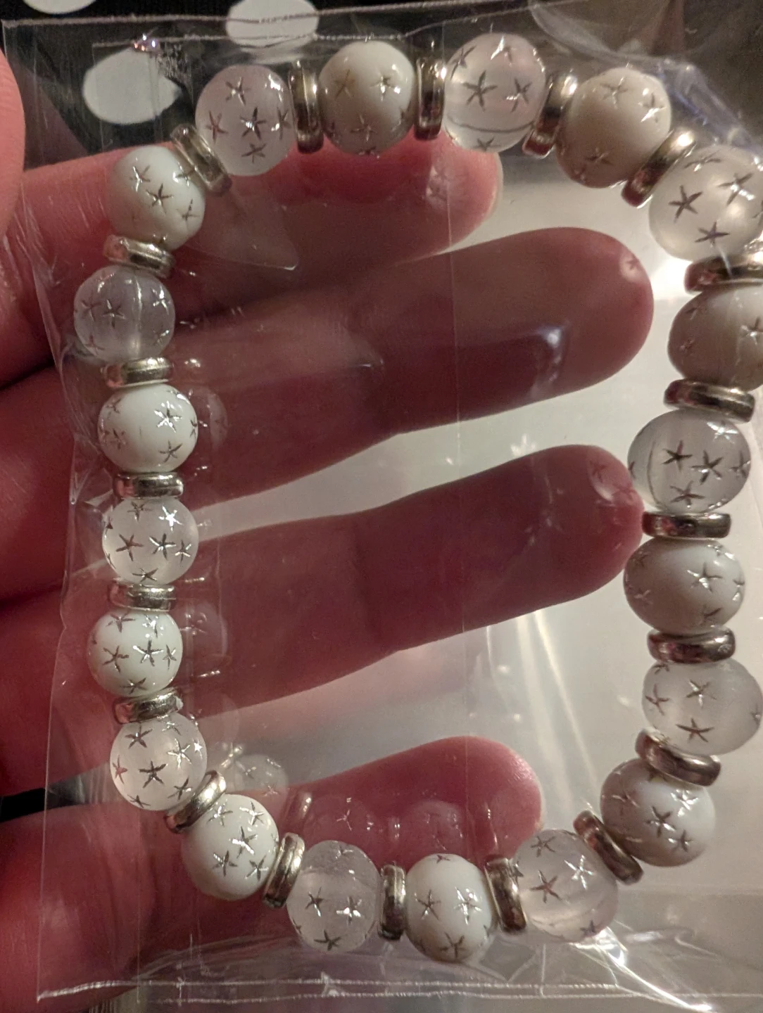 Beaded Bracelet with Star Details - photo 2