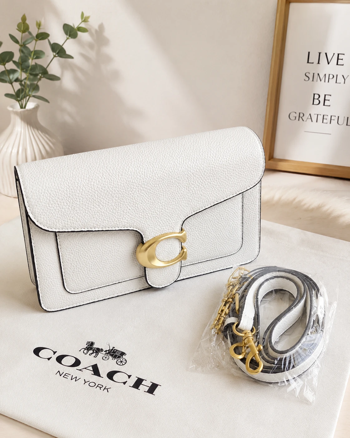 Coach Leather Shoulder Bag
