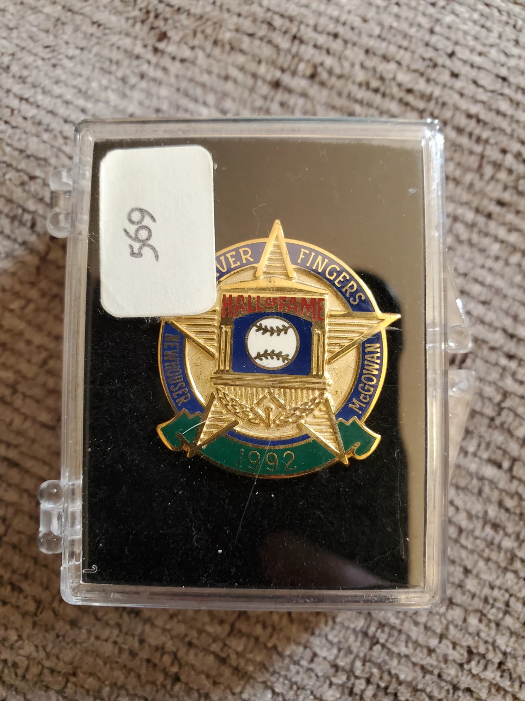 Hall of Fame Baseball Press Pin ⚽ - photo 2