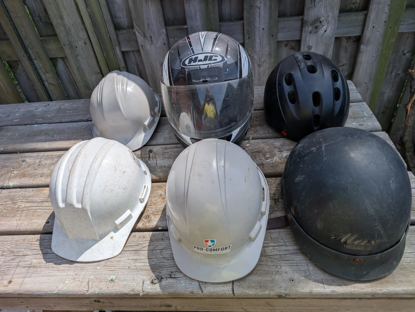 Assorted Helmets - HJC, Pro-Comfort, Max