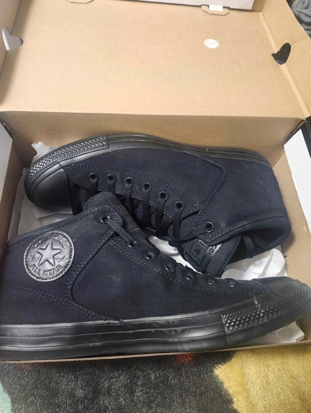 Converse All Star Mid Top Sneakers - Black