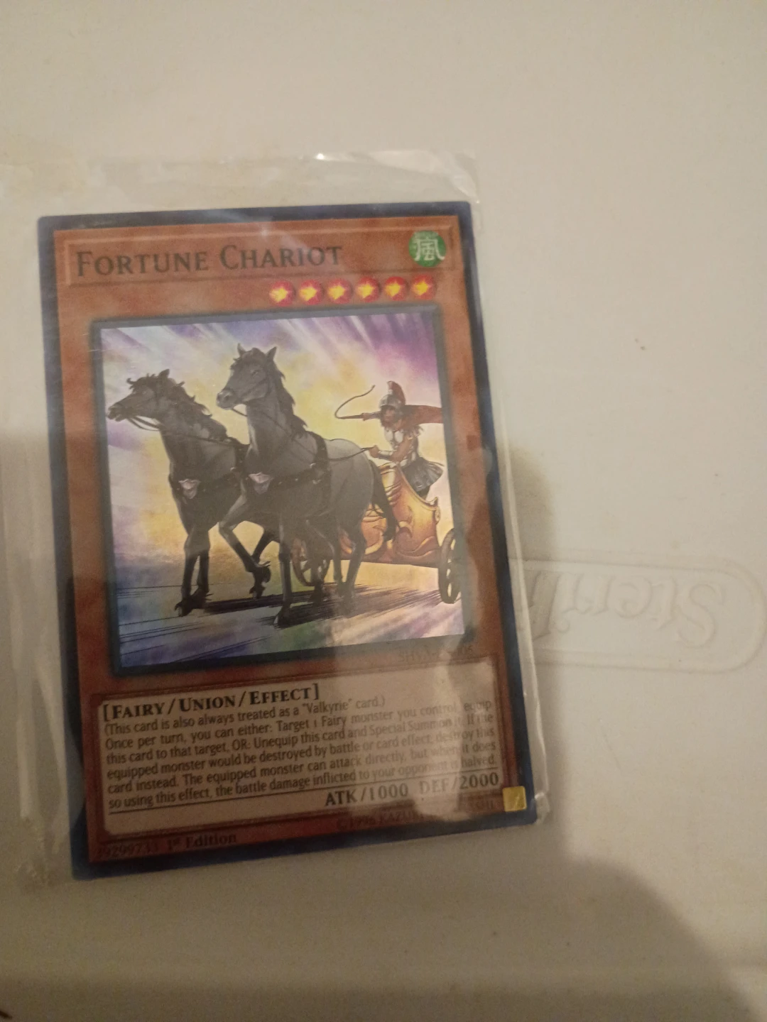 Yu-Gi-Oh! Fortune Chariot Trading Card⚽