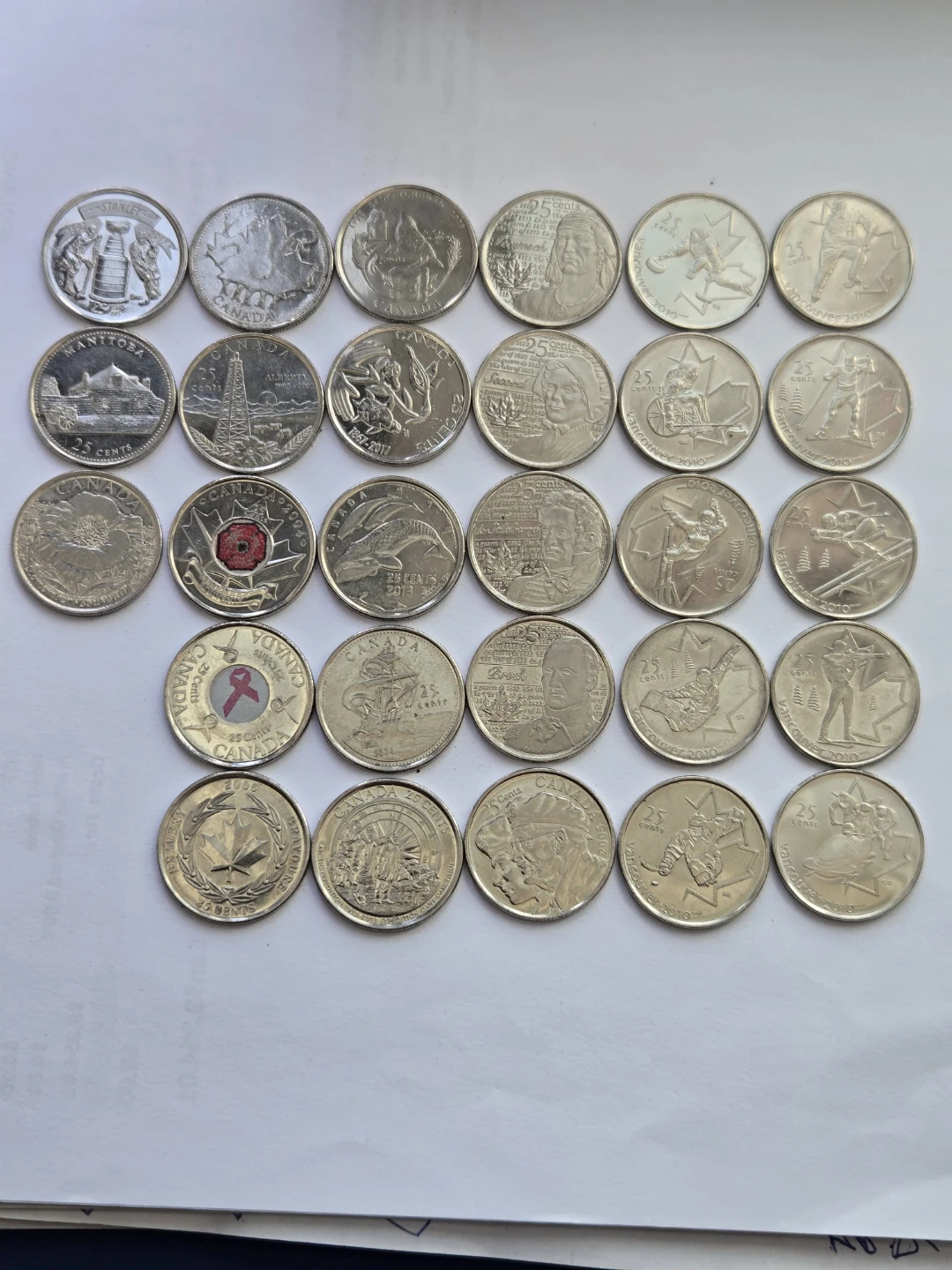 Collection of Canadian Quarters - photo 2