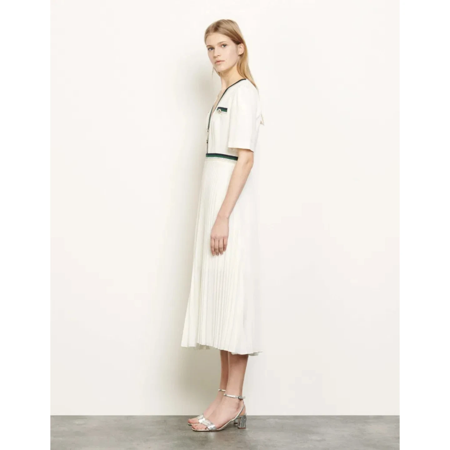 Sandro Long Pleated Dress - photo 3