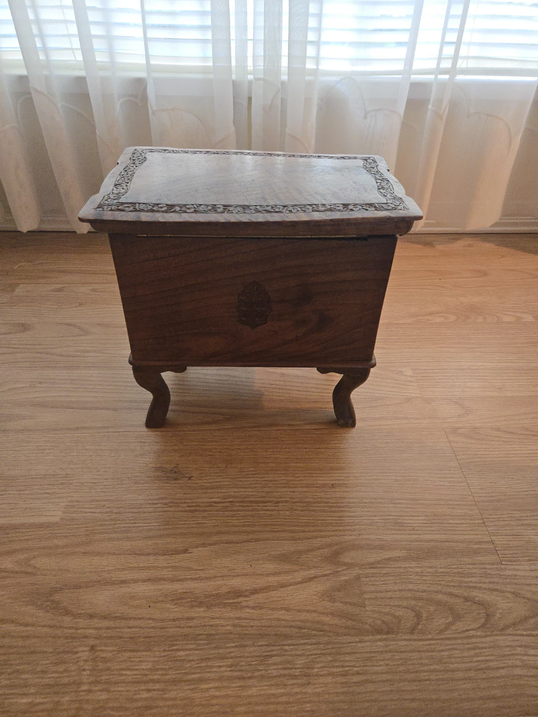 Vintage Wooden Jewellery Box with Drawer - photo 4
