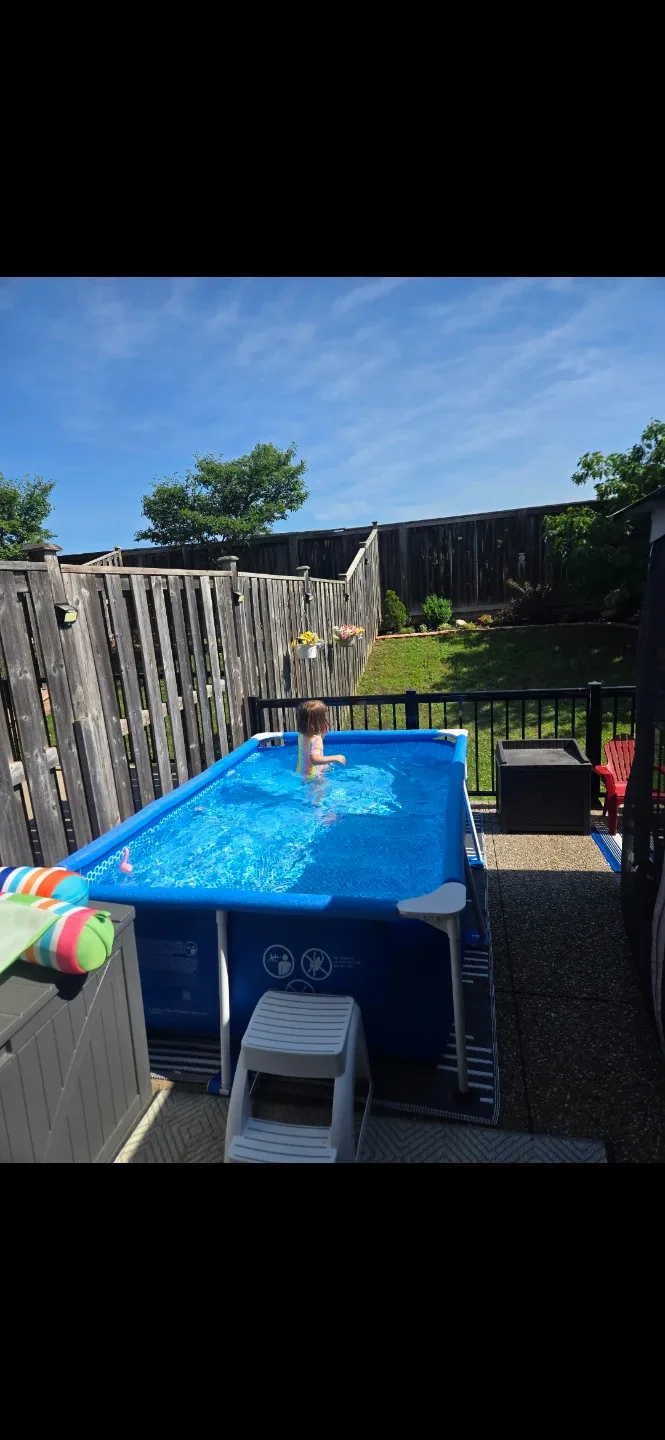 Intex rectangle pool - photo 2