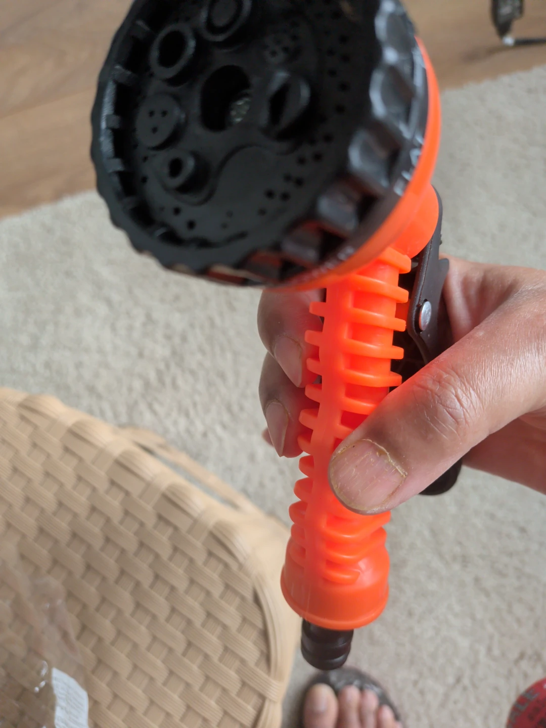 Orange Garden Hose Nozzle - photo 3