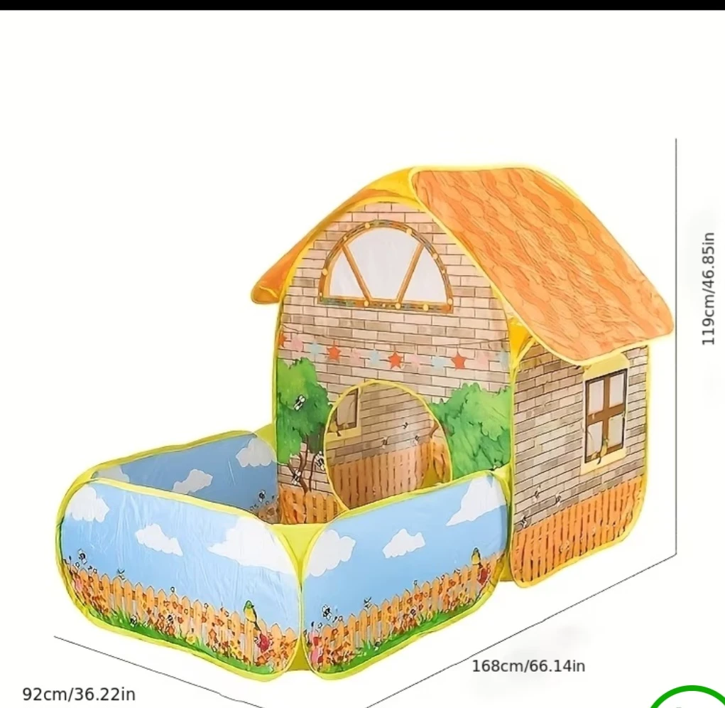 Kids Play Tent House with Ball Pit - photo 2