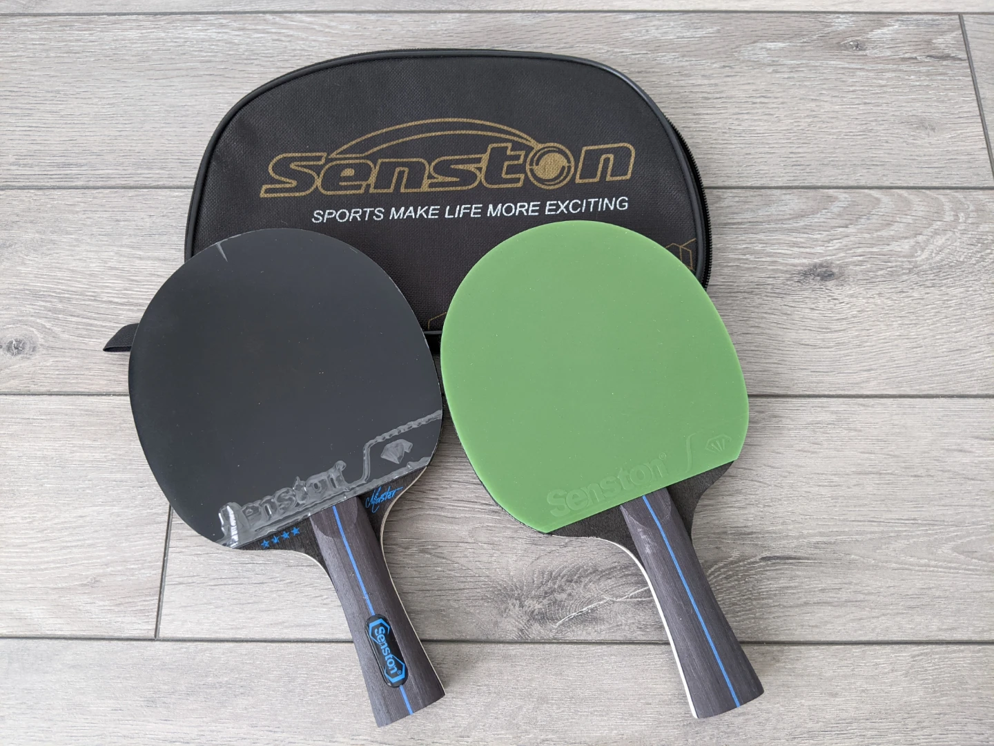 Senston Table Tennis Paddle Set with Case - photo 2