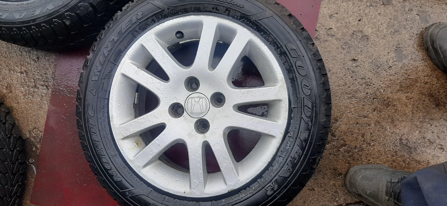Goodyear Winter Tires on Honda Rims (Set of 4)