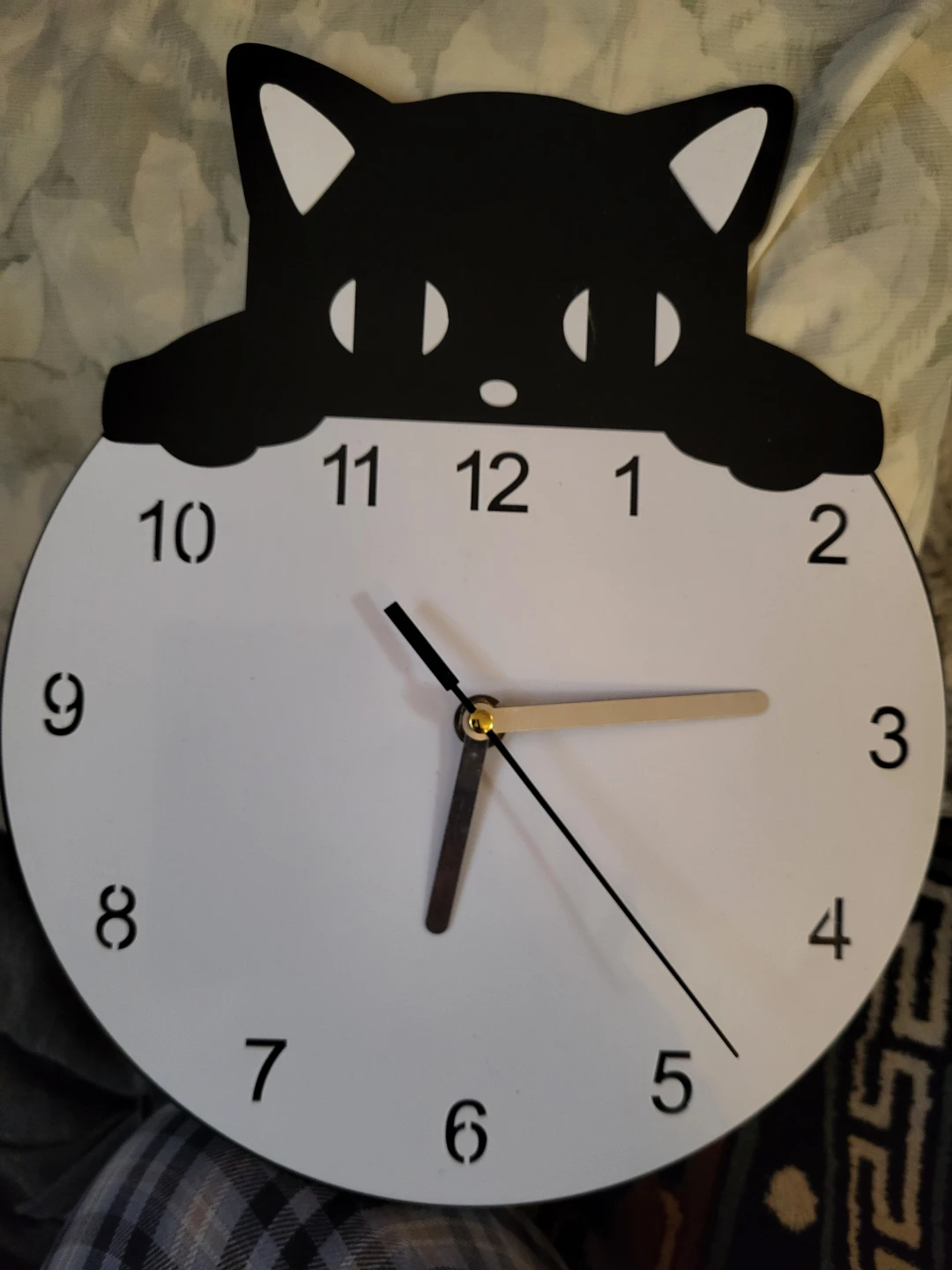 Cute Cat Wall Clock ⚽️