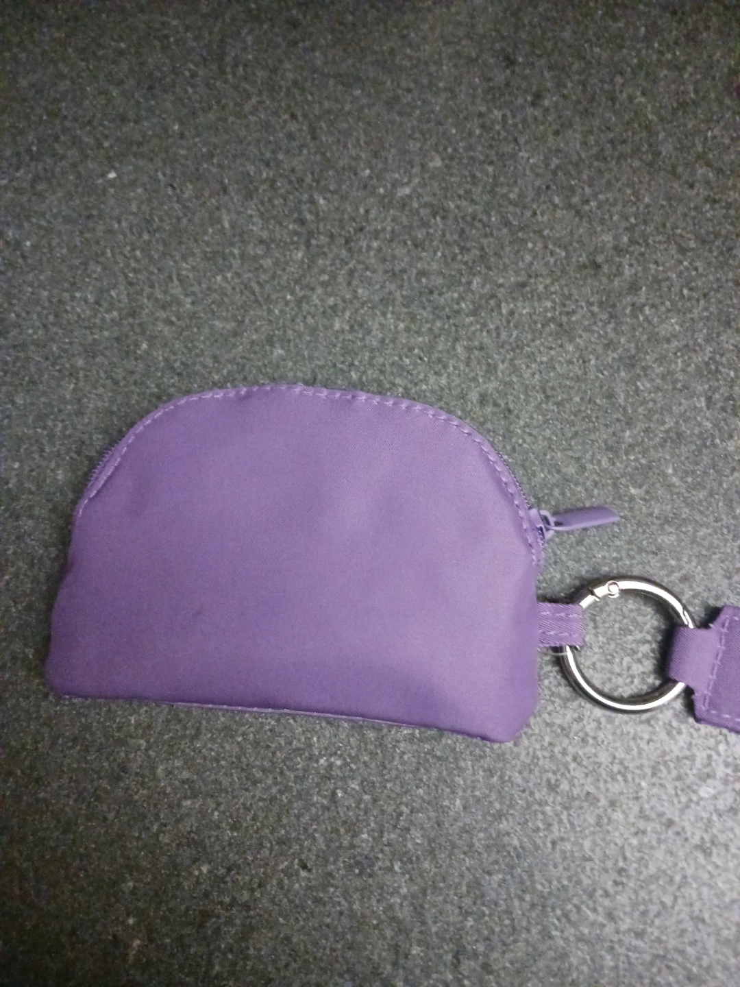 Claire's Purple Coin Pouch with Keychain - photo 3